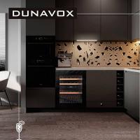 Встраиваемый винный шкаф на 32 бутылки Dunavox Glance DAVG-32.80DB.TO черный - 2 фото