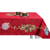 Скатерть 250х160 см Mix&Match Красный Бархат красная - 2 фото