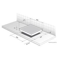 Индукционная варочная панель 65х51,5 см De Dietrich DPI7584X черная - 2 фото