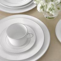 Чайная пара 150 мл Wedgwood Vera Wang Blanc Sur Blanc белая - 3 фото
