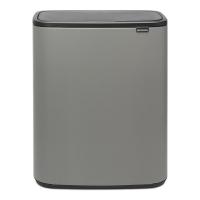 Мусорный бак 2x30 л Brabantia Bo Touch Bin серый - 1 фото