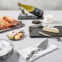 Доска для сыра с ножом 32х21 см Michael Aram Black Orchid черная - 6 фото