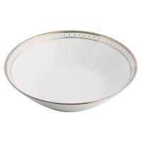 Тарелка суповая 19 см Noritake Rochester Platinum белая - 3 фото