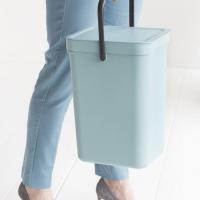 Ведро для мусора 12л Brabantia SORT&GO мятный - 5 фото