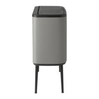 Мусорный бак 34 л Brabantia Bo Pedal Bin серый - 3 фото