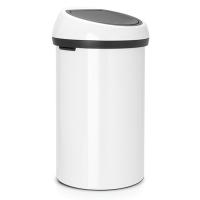 Мусорный бак 60 л Brabantia Touch Bin белый - 3 фото