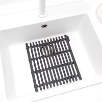 Подложка для раковины 30х30 см Brabantia Sink Side черная - 3 фото