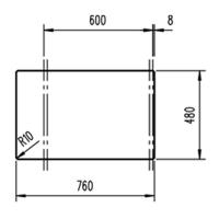 Кухонная мойка 78 см Teka Maestro Stone 60 S-TG 1B 1D черный металлик - 4 фото