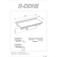 Индукционная варочная панель 90 см Sirius S-DDH5 Shadow черная - 6 фото