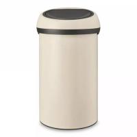 Ведро для мусора 60 л Brabantia Touch Bin бежевое - 1 фото