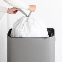 Мусорный бак 36 л Brabantia Bo Touch Bin серый - 9 фото