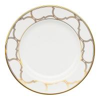 Тарелка пирожковая 16 см Noritake Eternal Palace Gold белая - 1 фото