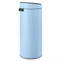 Ведро для мусора 30 л Brabantia Touch Bin голубое - 3 фото