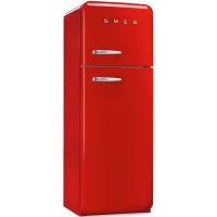 Холодильник двухкамерный 169х60 см Smeg 50's Style FAB30RRD5 красный - 1 фото