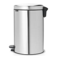 Мусорный бак с педалью 20 л Brabantia NewIcon стальной - 2 фото