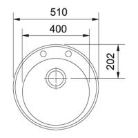 Кухонная мойка 51 см Franke Ronda ROG 610-41 белая - 2 фото