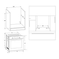 Духовой шкаф 60 см Korting Spectrum OKB 691 CSGW белый - 5 фото