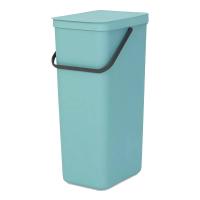 Ведро для мусора 40 л Brabantia Sort&Go голубое - 1 фото