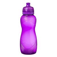 Бутылка для воды 600 мл Sistema Hydrate фиолетовая - 2 фото