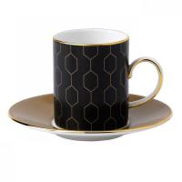 Набор кофейных пар 75 мл Wedgwood Arris 4 пр - 2 фото