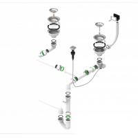 Отводная арматура для 2 чаш Alveus 114-PP-114 Pop Up - 1 фото