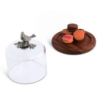 Доска для сыра с крышкой 16,5 см Vagabond House Song Bird коричевая - 5 фото