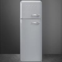 Холодильник двухкамерный 169х60 см Smeg 50's Style FAB30LSV5 серебристый - 1 фото