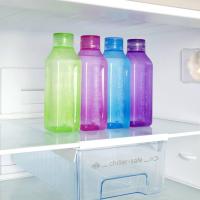 Бутылка 1 л Sistema Hydrate фиолетовая - 6 фото