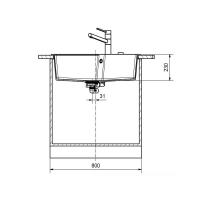 Кухонная мойка 78 см Franke Urban UBG 610-78 белый - 2 фото