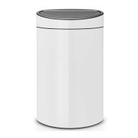 Мусорный бак 40 л Brabantia Touch Bin белый - 1 фото