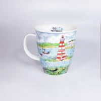 Кружка  Прибрежный пейзаж Рыбацкие лодки 480 мл Dunoon Nevis - 2 фото