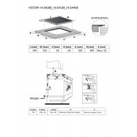Индукционная варочная панель 60 см HiSTORY HI 6440 BBK черная - 4 фото