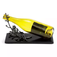 Подставка для бутылки 10х28 см Michael Aram Black Orchid черная - 4 фото