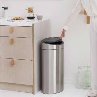 Мусорный бак 40 л Brabantia Touch Bin стальной - 6 фото