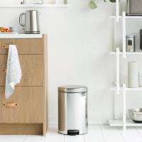 Мусорный бак с педалью 20 л Brabantia NewIcon стальной - 4 фото