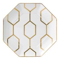 Тарелка 23 см Wedgwood Arris белая - 4 фото
