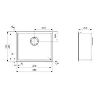 Кухонная мойка 54 см Reginox Miami L 50x40 Gold - 4 фото