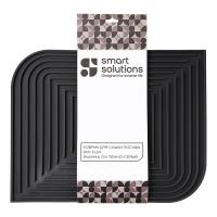 Коврик для сушки 44,6х34,6 см Smart Solutions Dry Flex черный - 9 фото