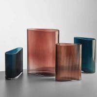 Ваза 28х38 см Nude Glass Mist коричневая - 4 фото