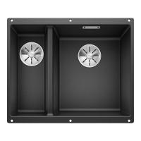 Кухонная мойка 55,5 см Blanco Subline 340/160-U антрацит - 6 фото