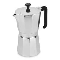 Кофеварка гейзерная на 9 чашек Kitchen Craft La Cafetiere стальная - 3 фото