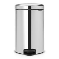 Мусорный бак с педалью 20 л Brabantia NewIcon стальной - 1 фото