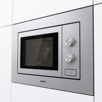 Встраиваемая микроволновая печь 59,5х38,2 см Gorenje Essential BM201EM1X стальная - 10 фото