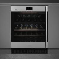 Встраиваемый винный шкаф на 38 бутылок 60х82 см Smeg Classica CVI338LX3 - 1 фото