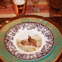 Тарелка закусочная 20 см Spode Woodland белая - 3 фото