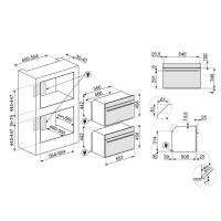 Электрический духовой шкаф 59,7 см SMEG Linea SO4102S3B3 черный - 1 фото