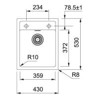 Кухонная мойка 43 см Franke Sirius SID 610-40 белая - 1 фото