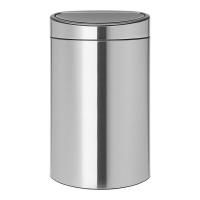 Двухсекционный мусорный бак 10-23 л Brabantia Touch Bin стальной - 2 фото