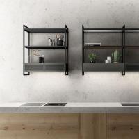 Настенная вытяжка 80 см Elica Feel Open Suite BL/F/80 черная - 2 фото