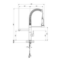 Смеситель Reginox Ledro Chrome - 3 фото